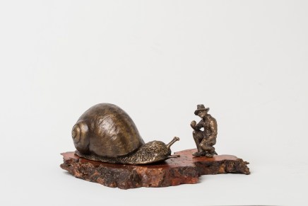 Snail Whisperer bronze